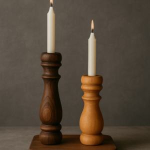 Doğal Ceviz Şamdan